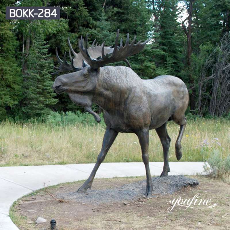 moose statue-YouFine Sculpture (1)