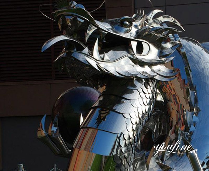 outdoor metal dragon sculpture-YouFine Sculpture