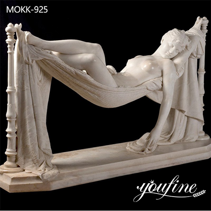 Famous Marble Sleeping Beauty Sculpture Classic Decor Supplier MOKK-925
