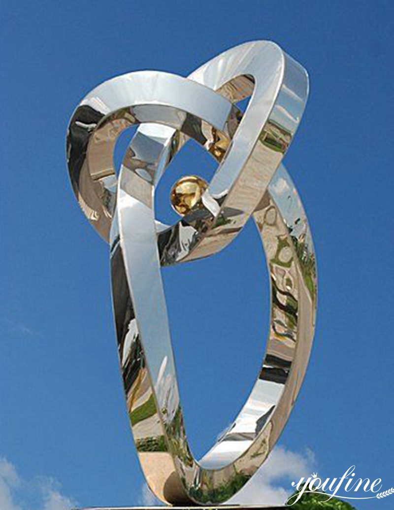 Description of Stainless Steel Sculpture: