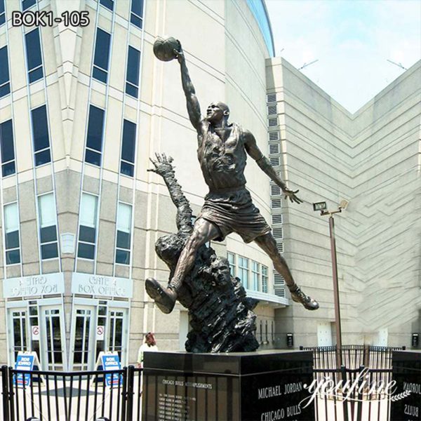 Famous Bronze Michael Jordan Statue for Sale Garden Decor BOK1-105