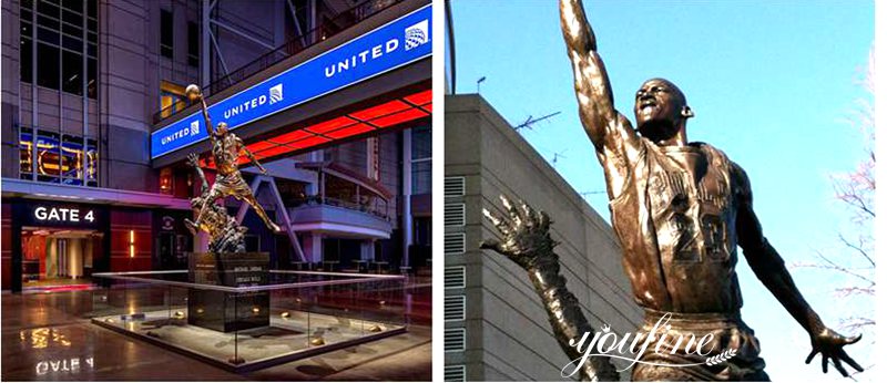 Location of Michael Jordan Statue