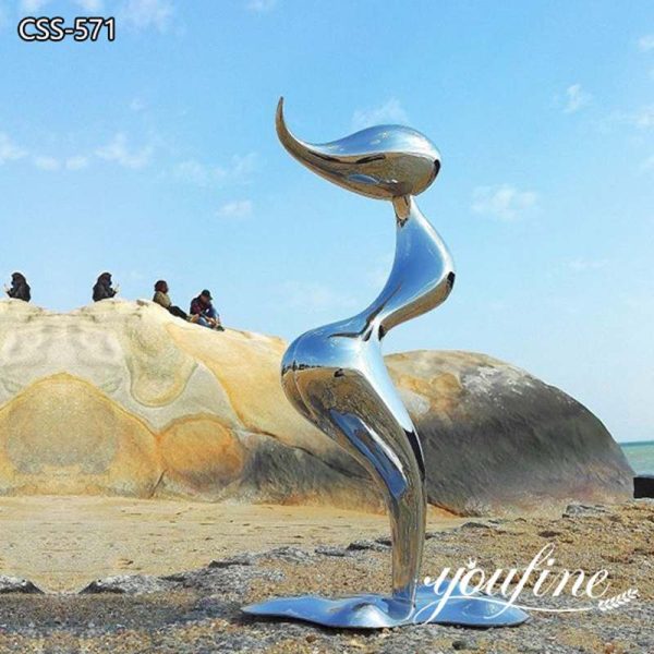 Abstract Figure Sculpture Modern Metal Seaside Decor Factory Supply CSS-571