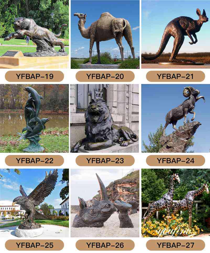 Bronze animal statue-YouFine Sculpture (2)