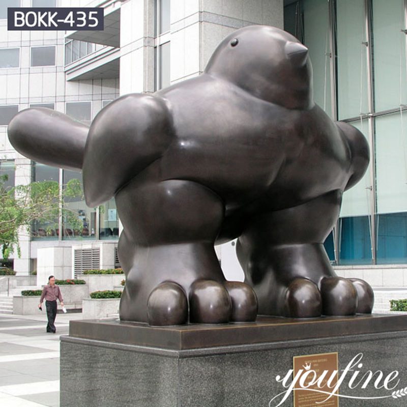 What Is Fernando Botero Sculpture Best Known for?