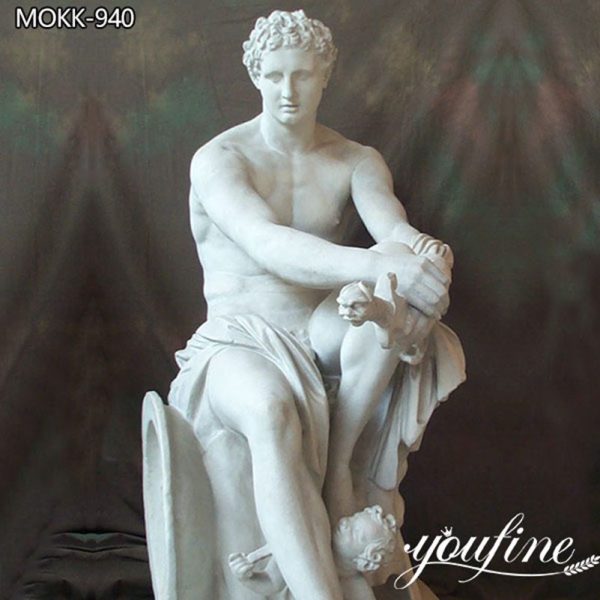 Classic Greek Marble Ludovisi Ares Statue Garden Decor for Sale MOKK-940