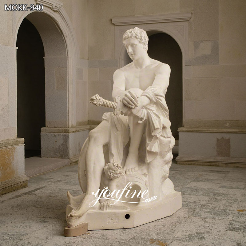 Marble Ludovisi Ares Statue Garden Decor