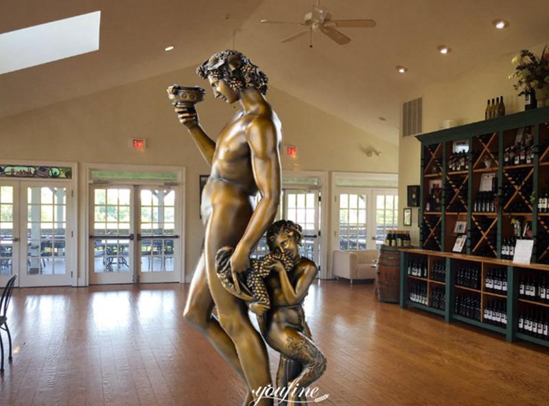 Bacchus Statue Details