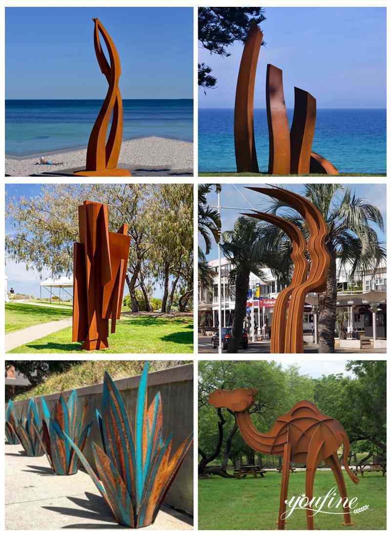 Outdoor Corten Sculpture-YouFine Sculpture (3)Outdoor Corten Sculpture-YouFine Sculpture (3)