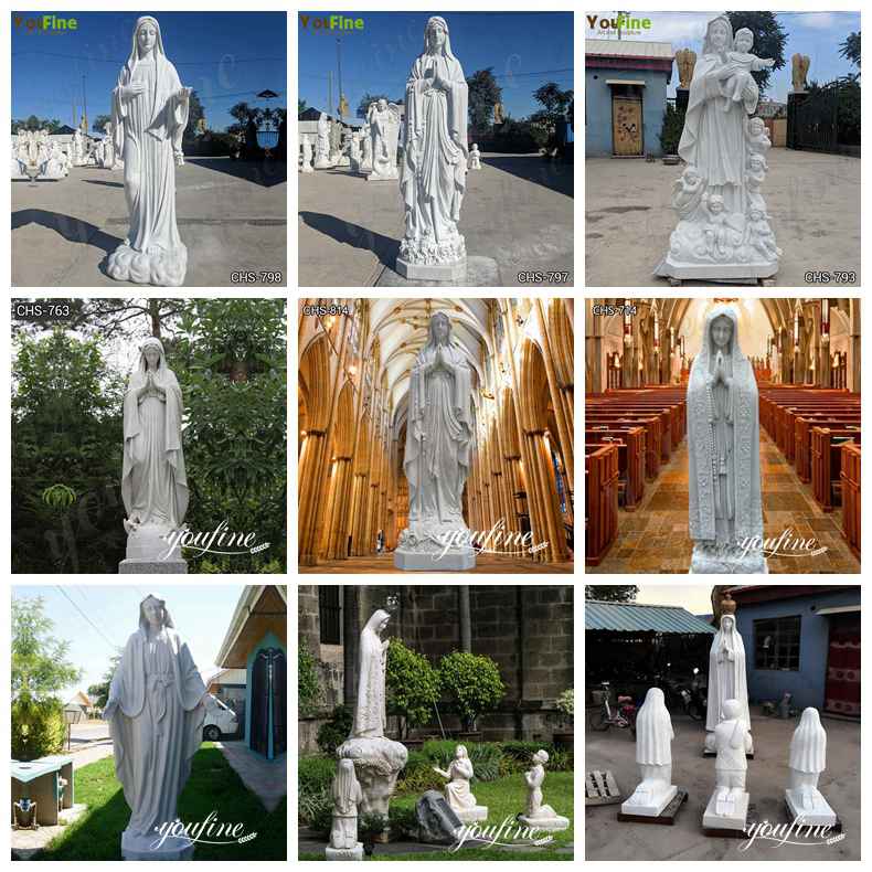blessed mary statue for garden-YouFine Sculpture (4)