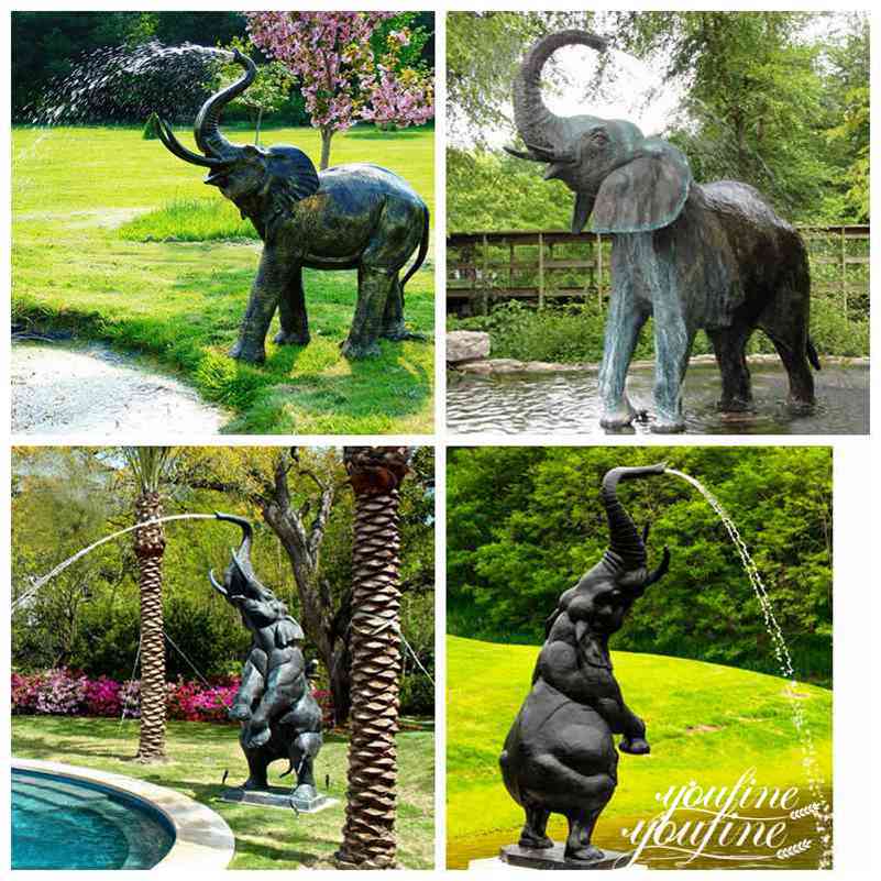 bronze elephant statue-YouFine Sculpture (2)