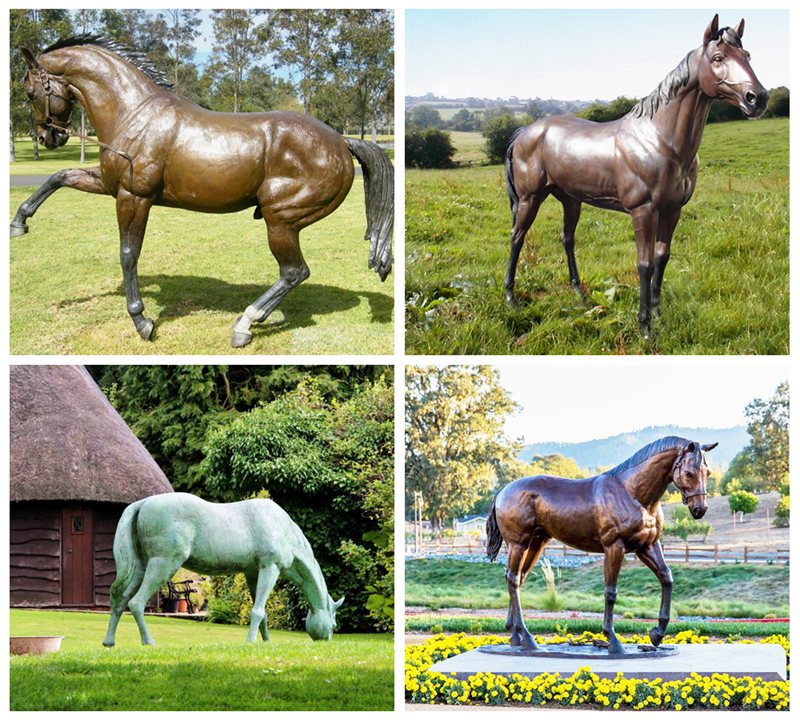 bronze horse Racecourse statues