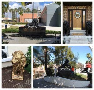 bronze lion statues 01