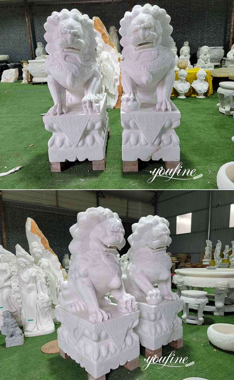 foo dog statues outdoor-YouFine Sculpture (5)