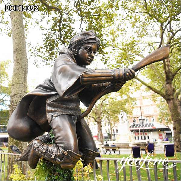 Bronze Harry Potter Garden Statue Hogwarts Art BOK1082 YouFine