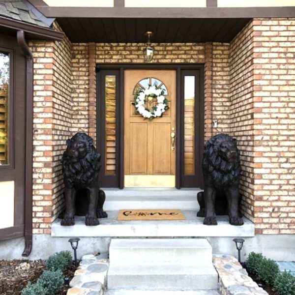 large lion statue