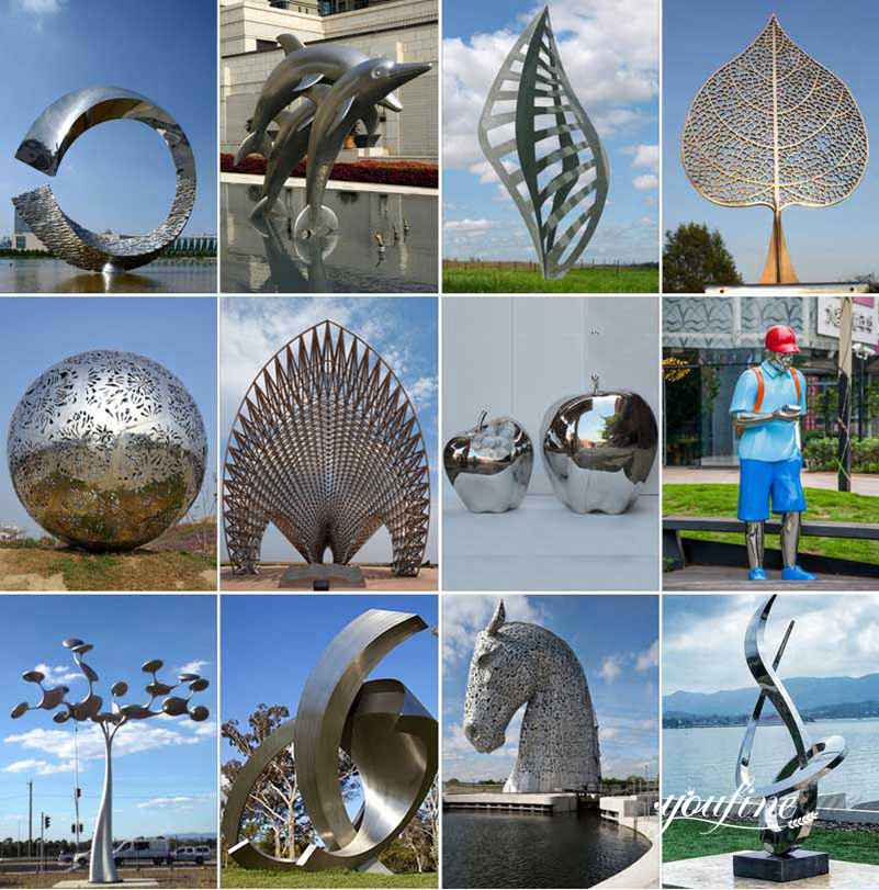 large metal garden sculptures-YouFine Sculpture (3)