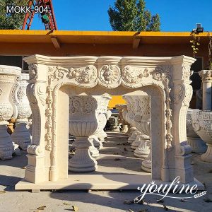 mantels for stone fireplaces-YouFine Sculpture (5)
