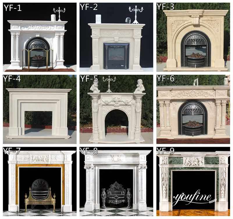 marble fireplace surrounds-YouFine Sculpture (1)