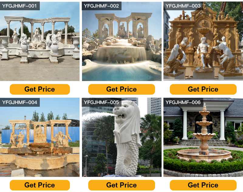 marble outdoor fountain-YouFine Sculpture