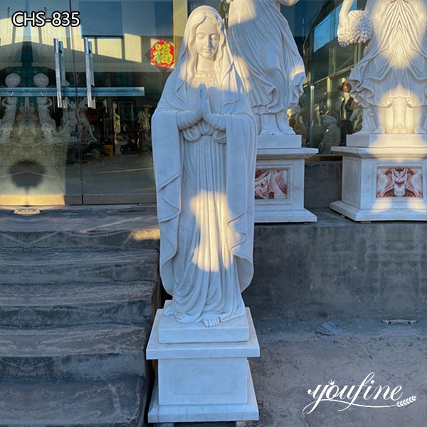 marble virgin mary statue-YouFine Sculpture (2)