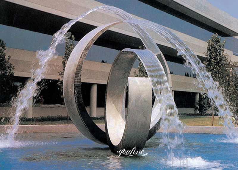 metal water fountain-YouFine Sculpture (2)