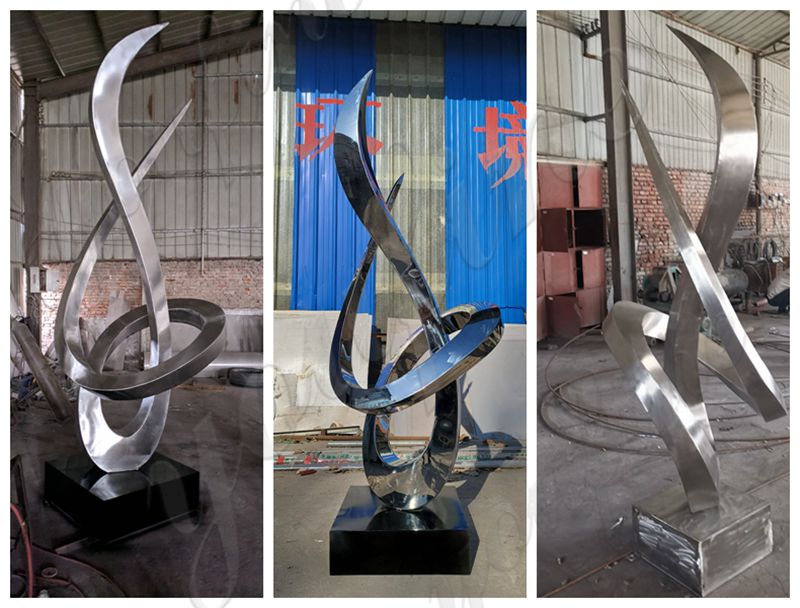 mirror stainless steel sculpture- YouFine Sculpture