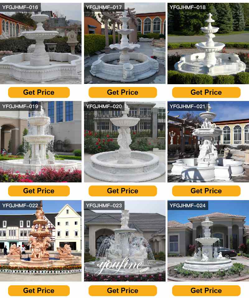outdoor marble fountain-YouFine Sculpture (1)