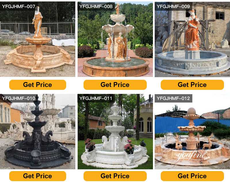 outdoor marble fountain-YouFine Sculpture (5)