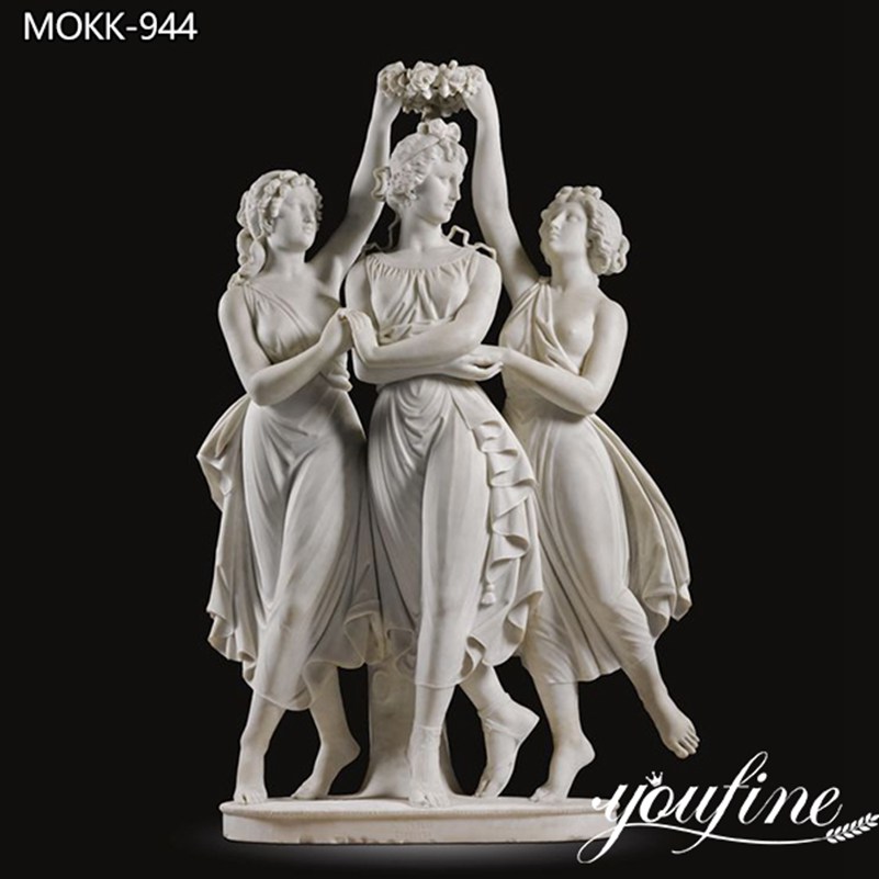the three graces garden statue-YouFine Sculpture (4)