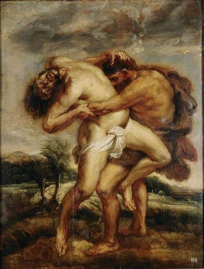 Hercules and Antaeus story-YouFine Sculpture (2)