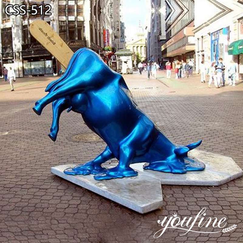 Large Modern Famous Public Art Bull Statue for Sale CSS-512