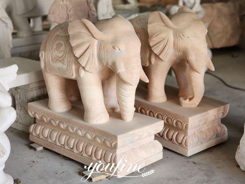 Marble Elephant Statue for sale 1