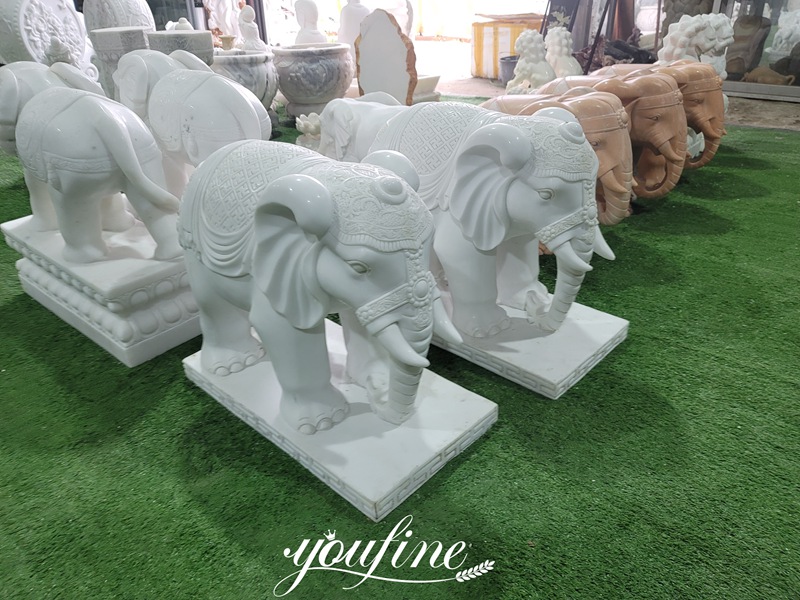 Marble Elephant Statue for sale 2