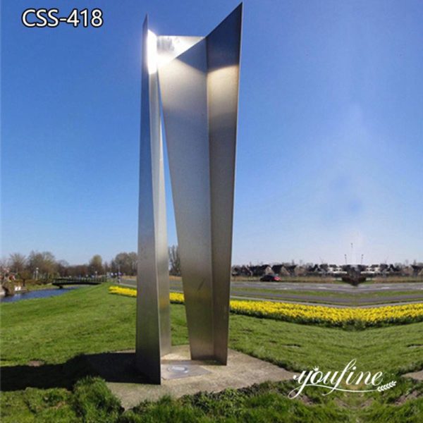 Modern Stainless Steel Monument Art Design for Sale CSS-418