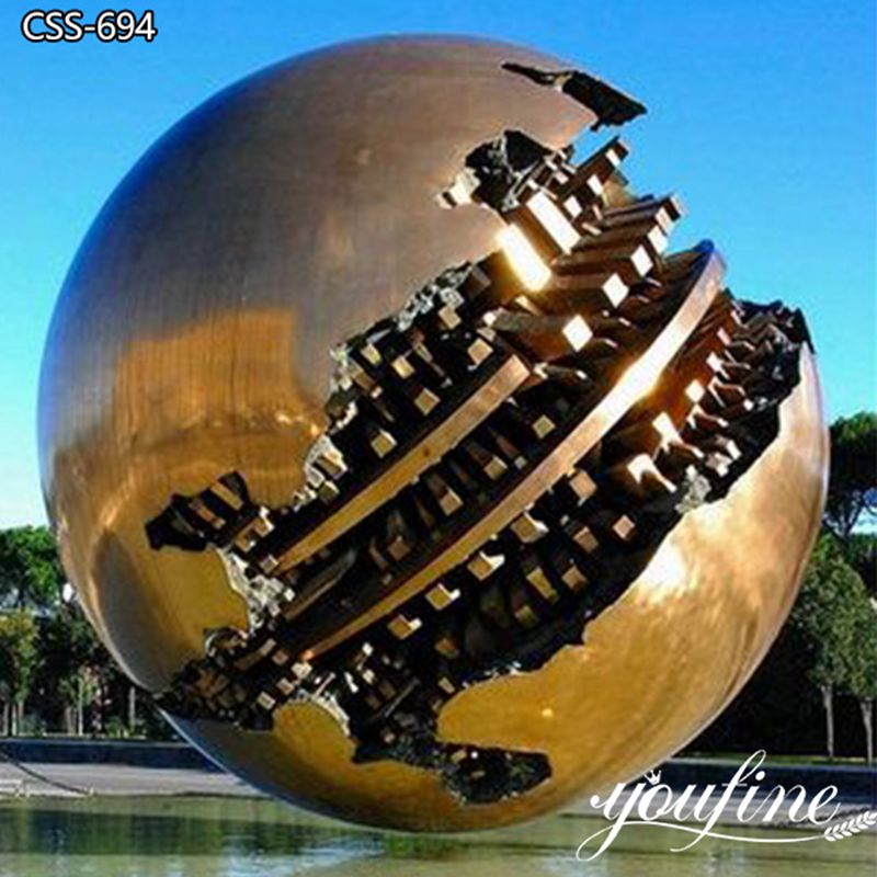 Sphere within Sphere Sculpture Modern Art Decor Supplier CSS-694