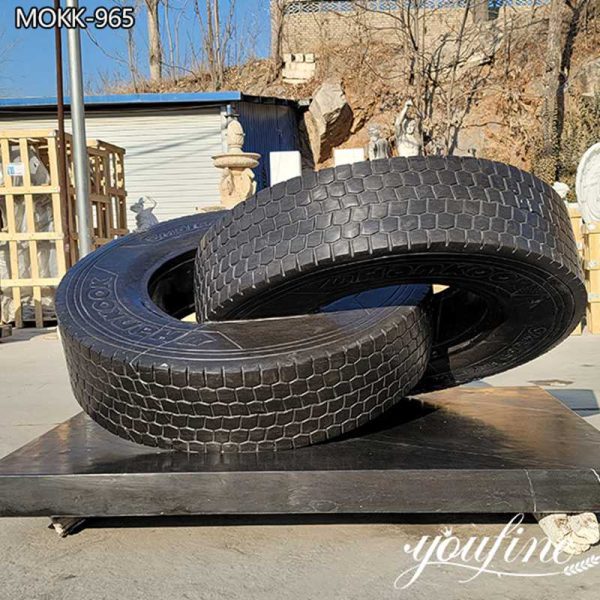 Vivid Modern Marble Sculpture Tire Design Factory Supply MOKK-965 (2)