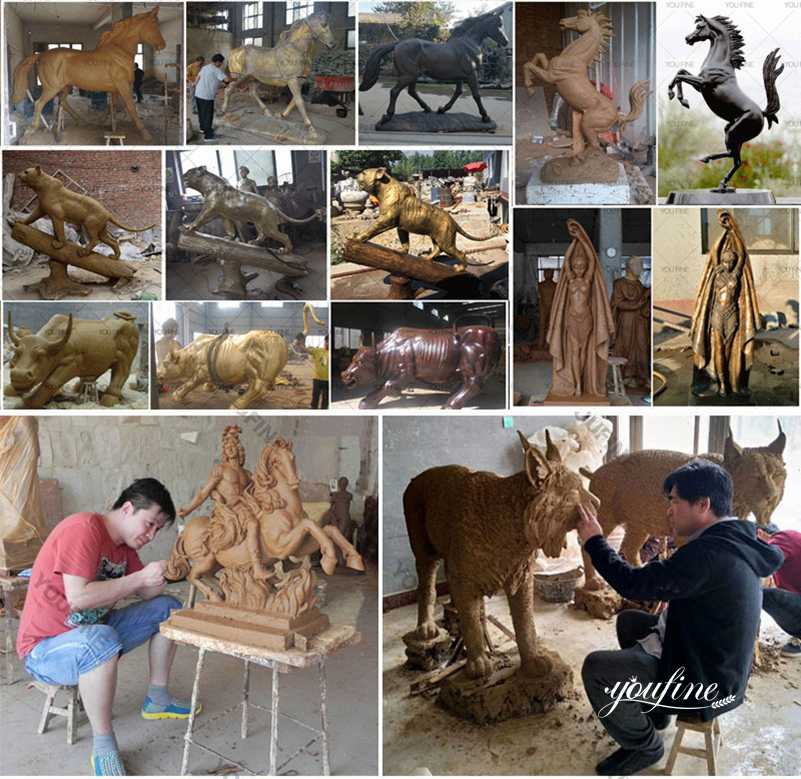 bronze animal statues-YouFine Sculpture