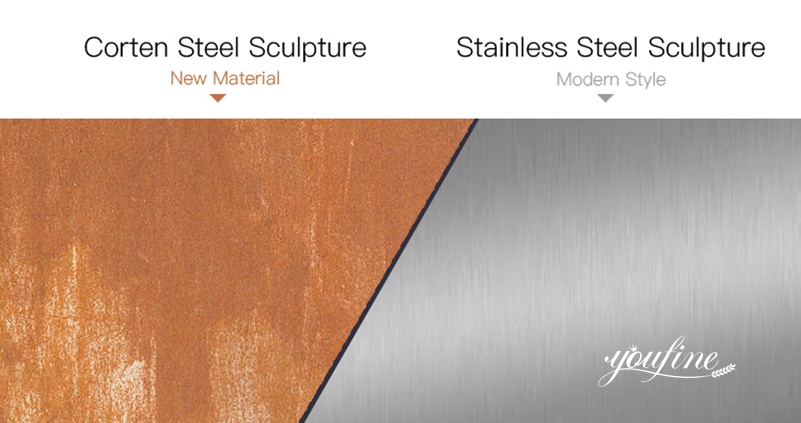 corten steel fountain-YouFine Sculpture (4)