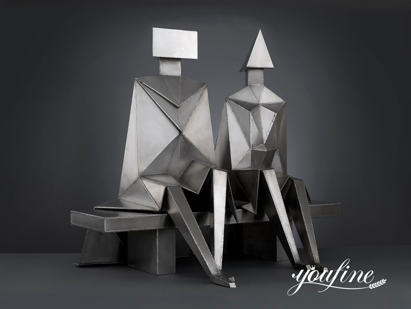 geometric shape sculpture-YouFine Sculpture