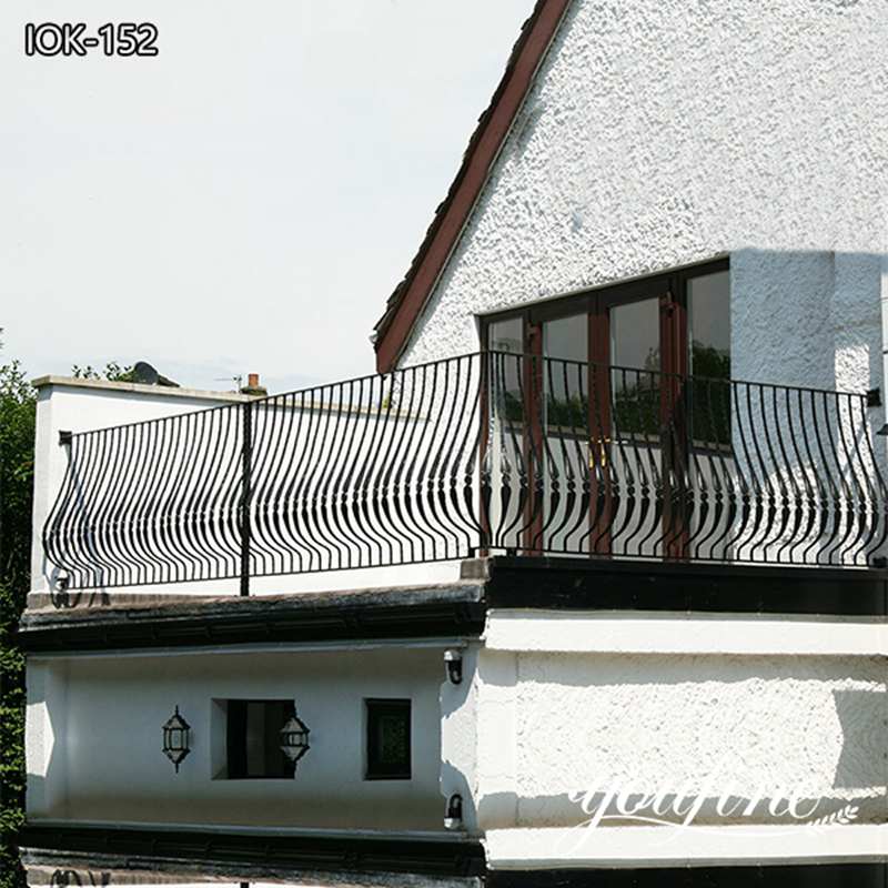 Wrought Iron Juliette Balconies House Window Decor Factory Supplier IOK-152