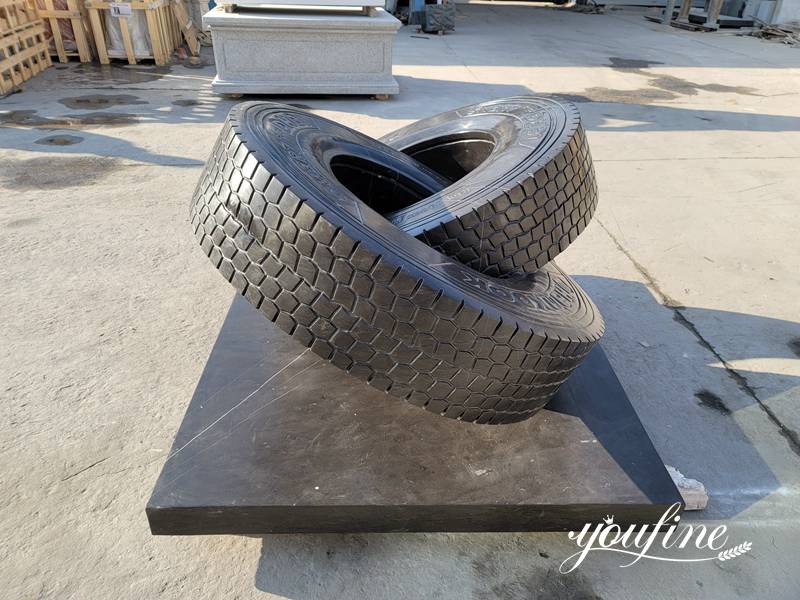 marble tire sculpture-YouFine Sculpture (3)