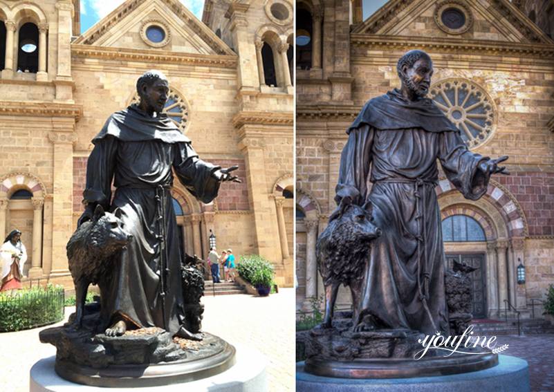 st francis of assisi statues for sale-YouFine Sculpture (1)
