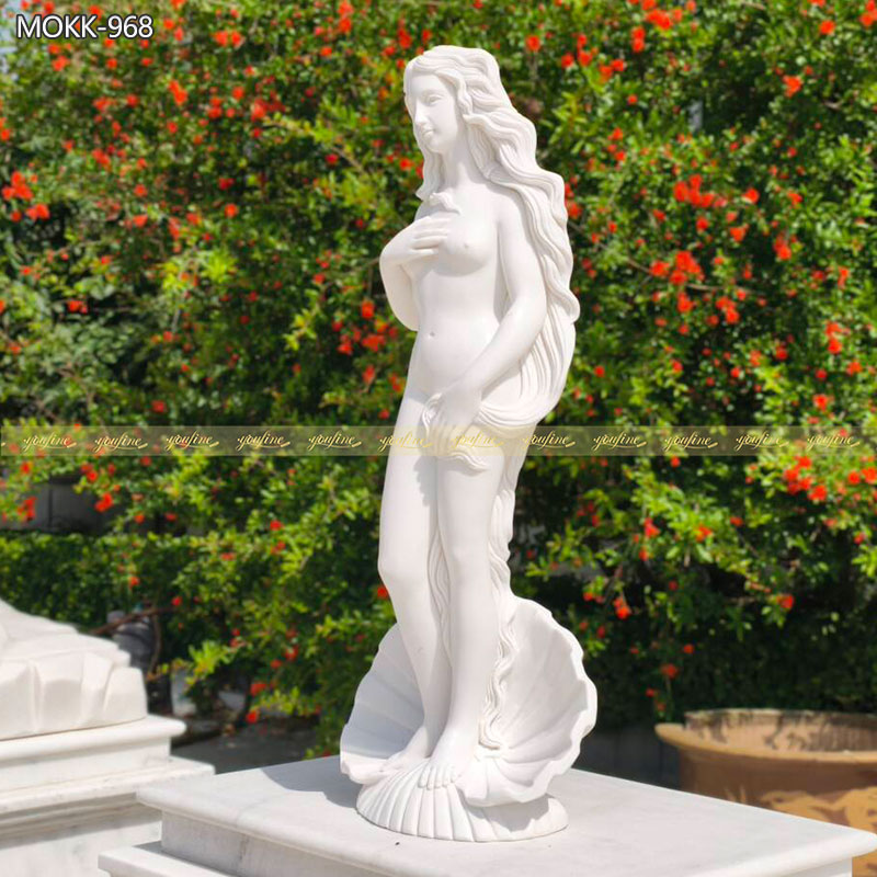 Marble Birth of Venus Garden Statue for Sale