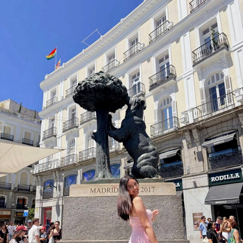Bear and Strawberry Tree Statue Madrid