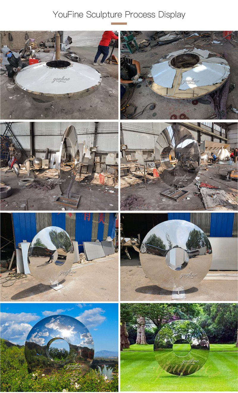 Famous Garden Mirror Stainless Steel Eye Lawn Sculpture