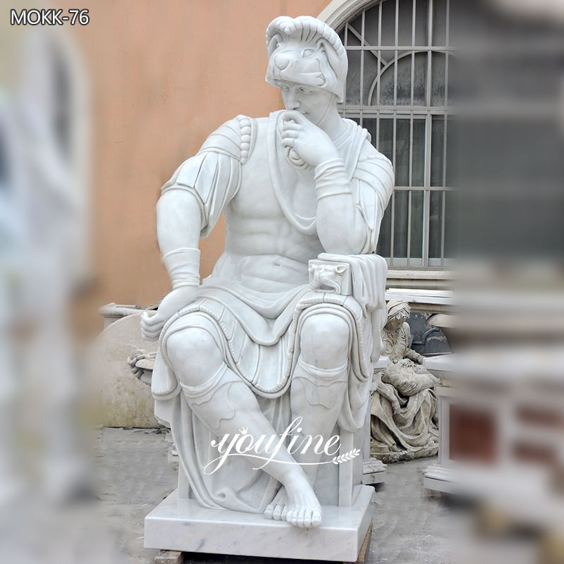 Greek man marble statue
