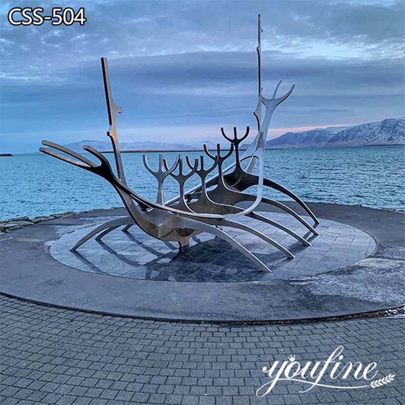 Large Modern Abstract Sun Voyager Sculpture for Sale CSS-504