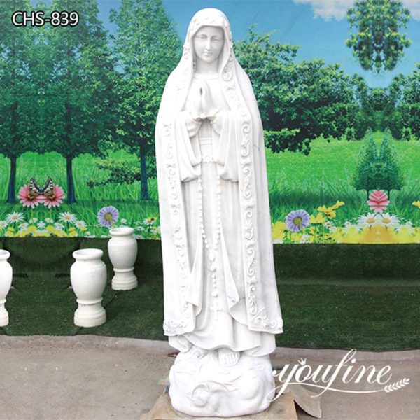 Marble Our Lady of Fatima Statue Religious Decor Wholesale CHS-839 (1)