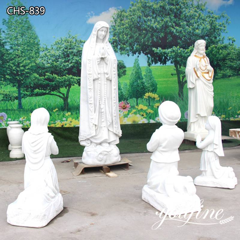Marble Our Lady of Fatima Statue Religious Decor Wholesale CHS-839 (2)